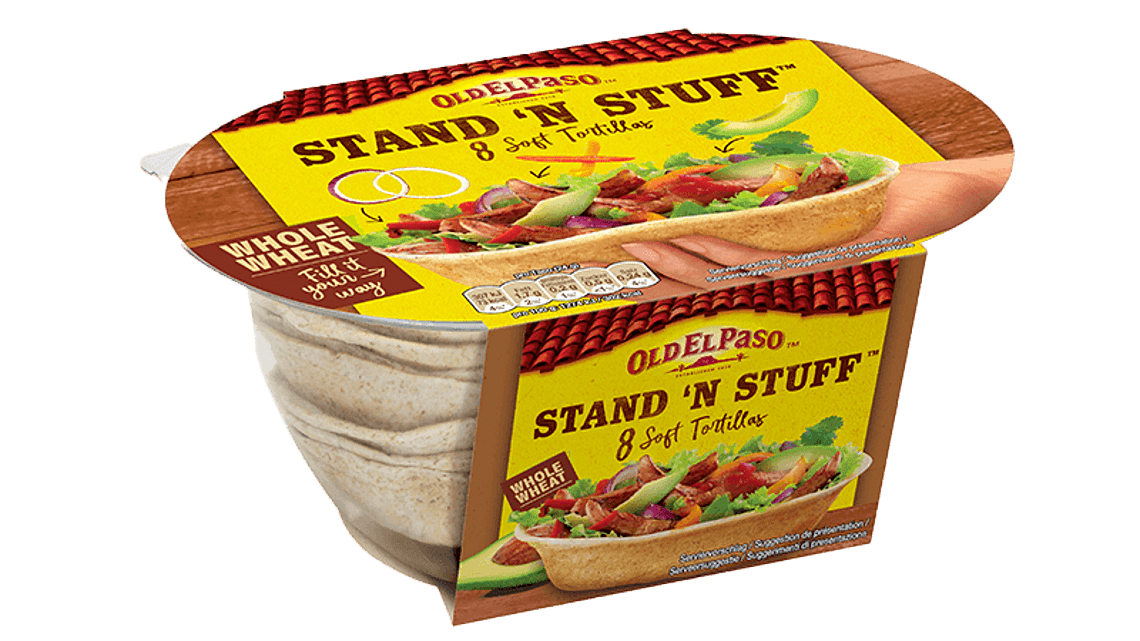 Stand 'N' Stuff whole wheat tortillas